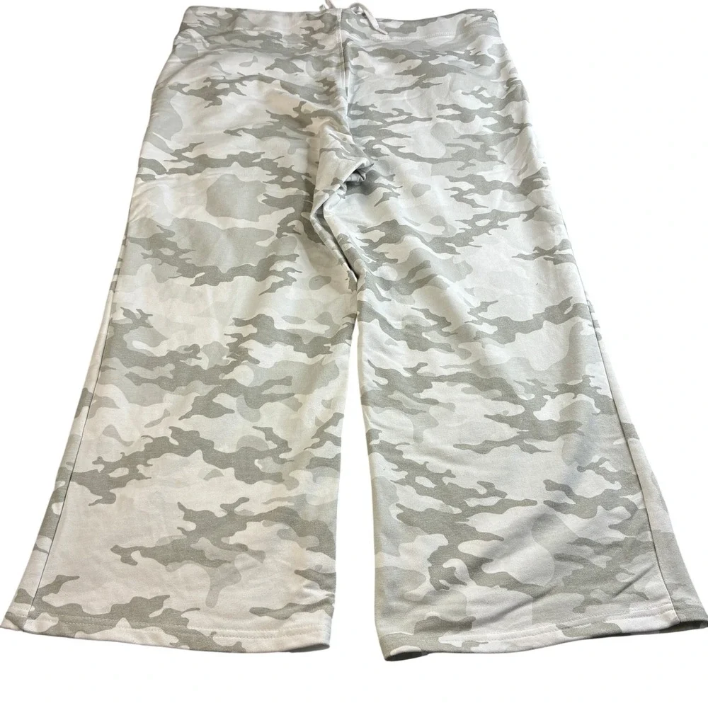 Avia Womens XXL Grey Camo Fashion Sweatpants Wide Leg Drawstring AV13100056586P‎